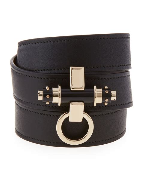 givenchy leather obsedia bracelet|null .